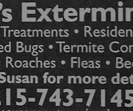 Susan's Exterminating