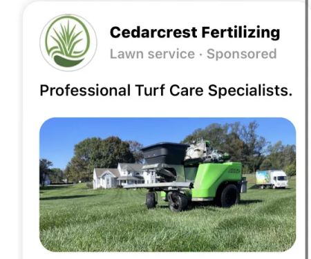 Cedarcrest Fertilizing