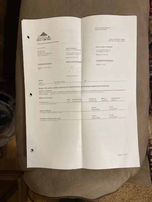 Dodson Pest Control Picture 3