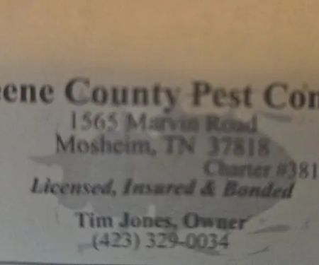 Greene County Pest Control