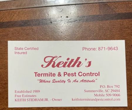 Keith's Termite & Pest Control LLC