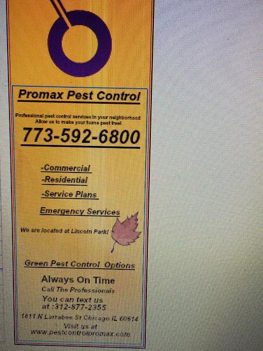 Promax pest management inc Picture 1