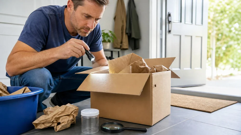 How to Check Packages for Hitchhiking Pests