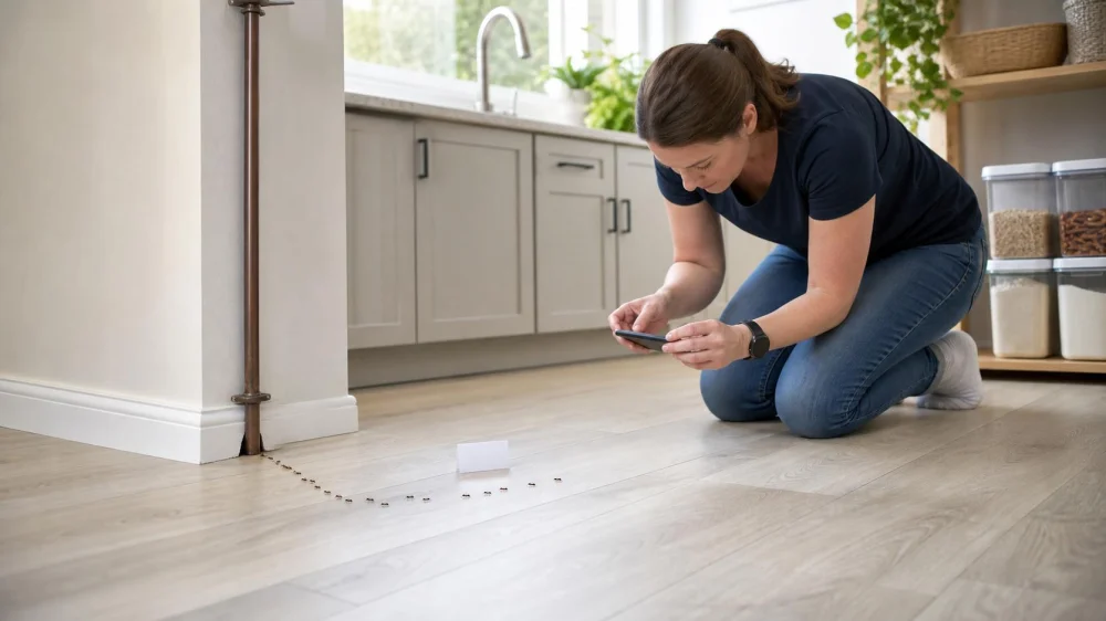 Indoor Ant Trail: Clean the Route and Find the Source