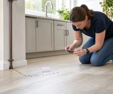 Indoor Ant Trail: Clean the Route and Find the Source