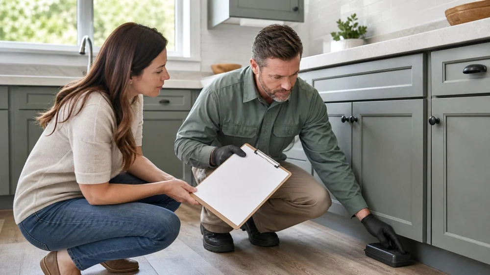 Pest Control Follow-Up: Check Activity and Repairs