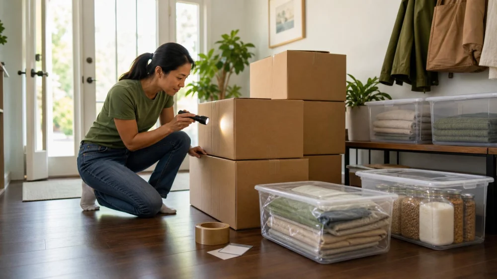 Moving Boxes and Pest Prevention: Inspect, Pack, Unpack
