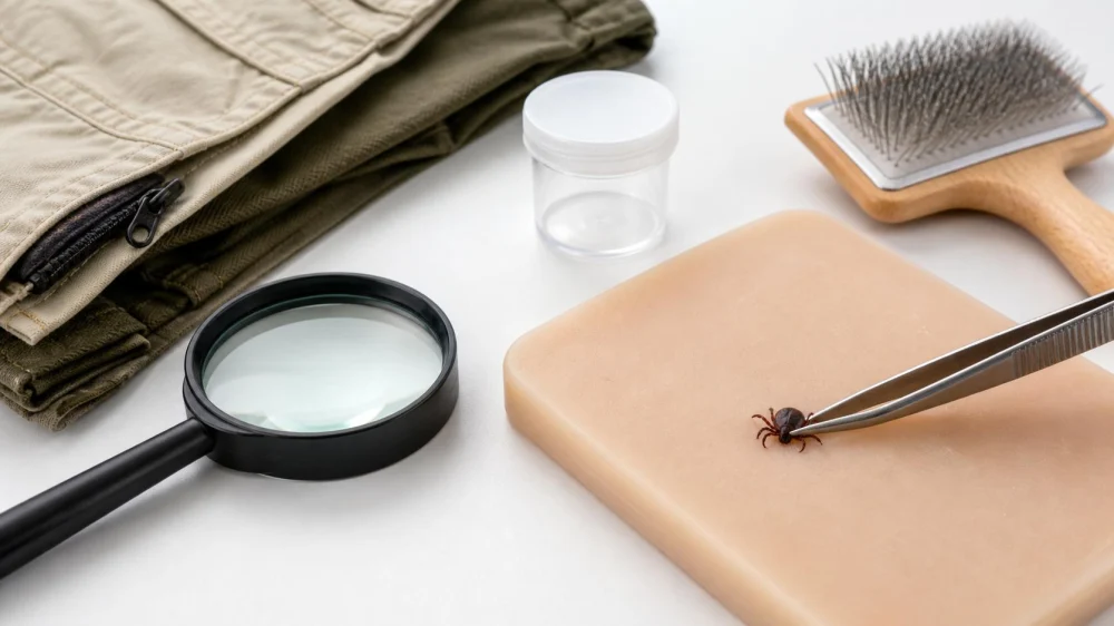 Tick Found Indoors: Check People, Pets, and Clothing