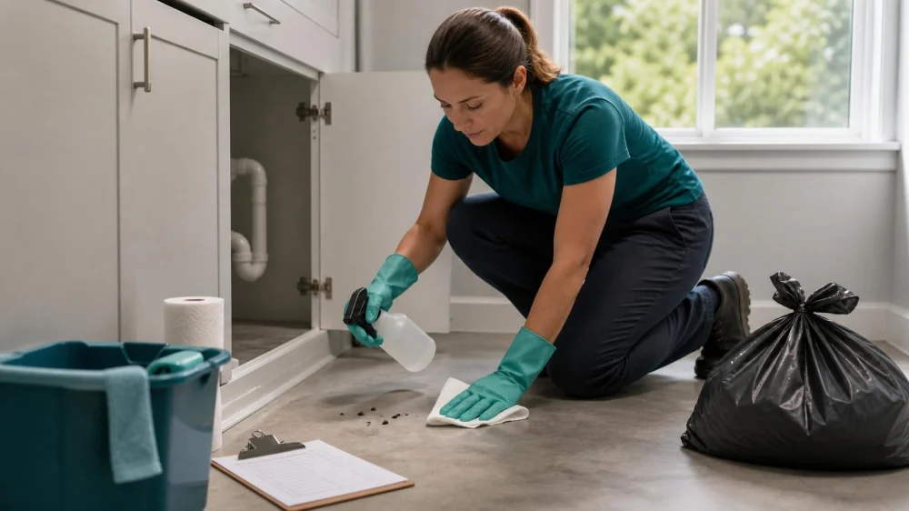 Rodent Droppings Cleanup: Disinfect First and Never Sweep Them Dry
