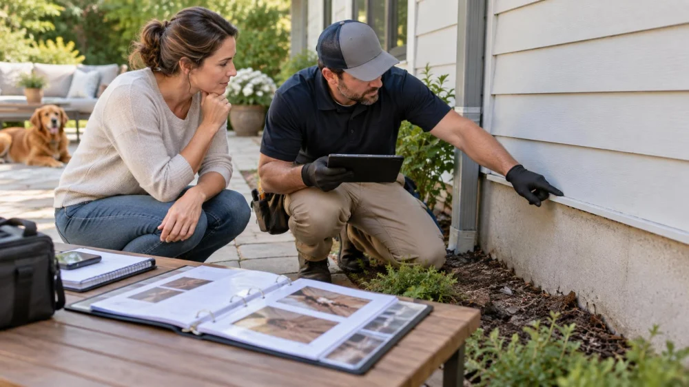 Pest Control Warranty Claim File: Dates, Photos, and Scope