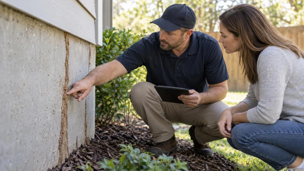 Termite Mud Tube Notes: Location, Condition, and Changes