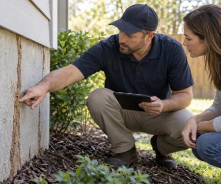 Termite Mud Tube Notes: Location, Condition, and Changes