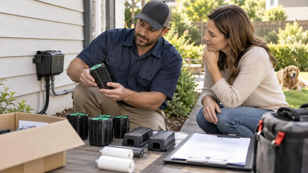 Pest Control Parts Handoff: Model, Quantity, and Warranty