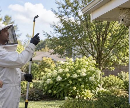 Wasp Nest Service Call: Location, Activity, and Safe Distance