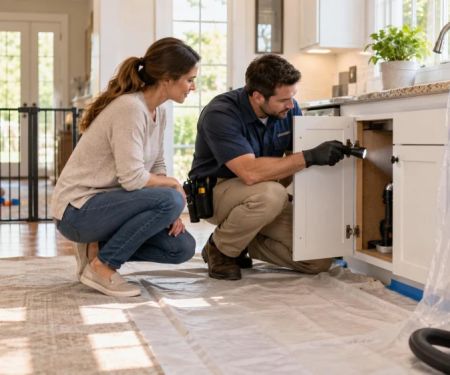 Pest Control Work-Zone Plan: Children, Pets, Dust, and Access
